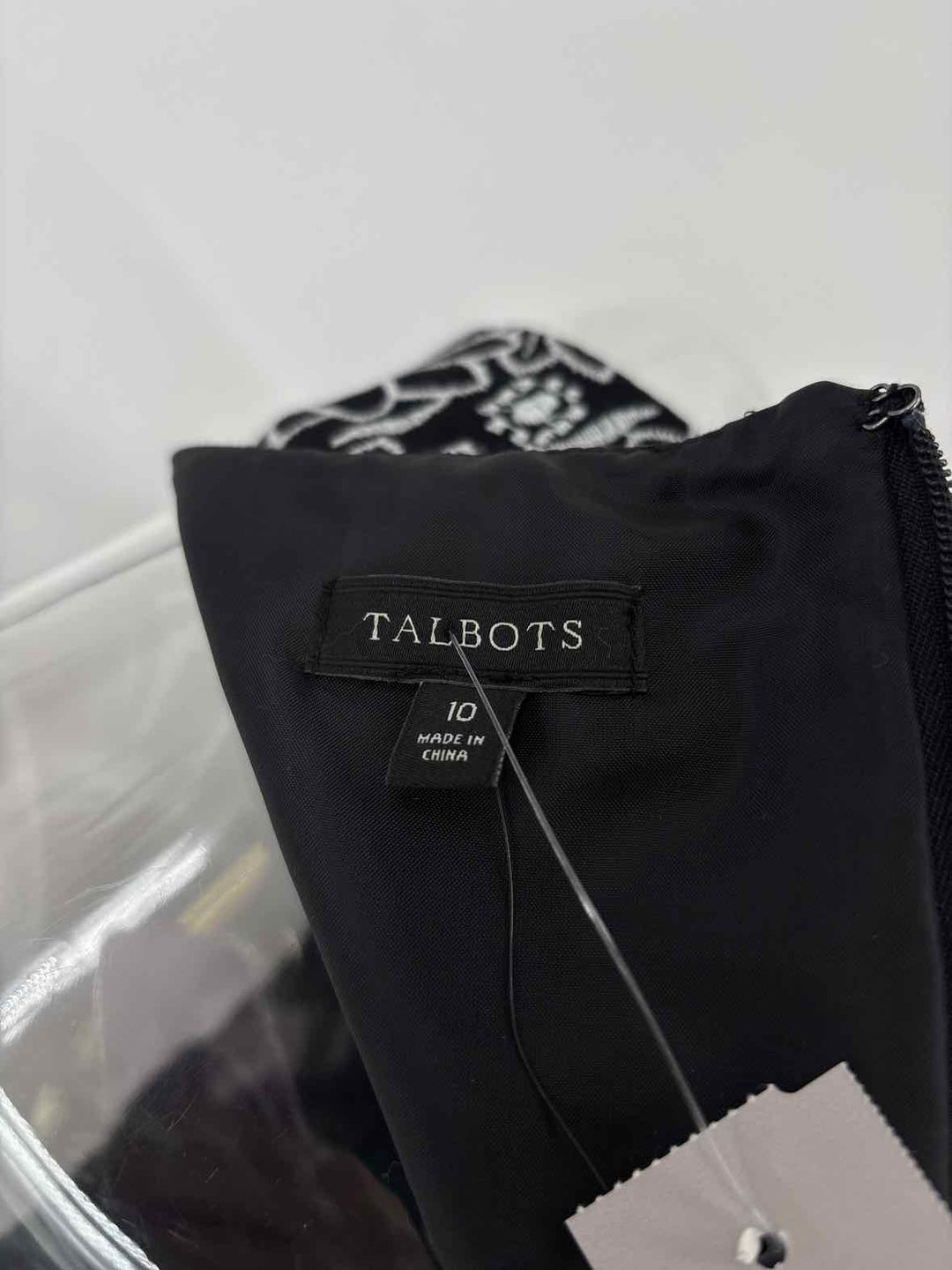 Size 10 Talbots Black Dress