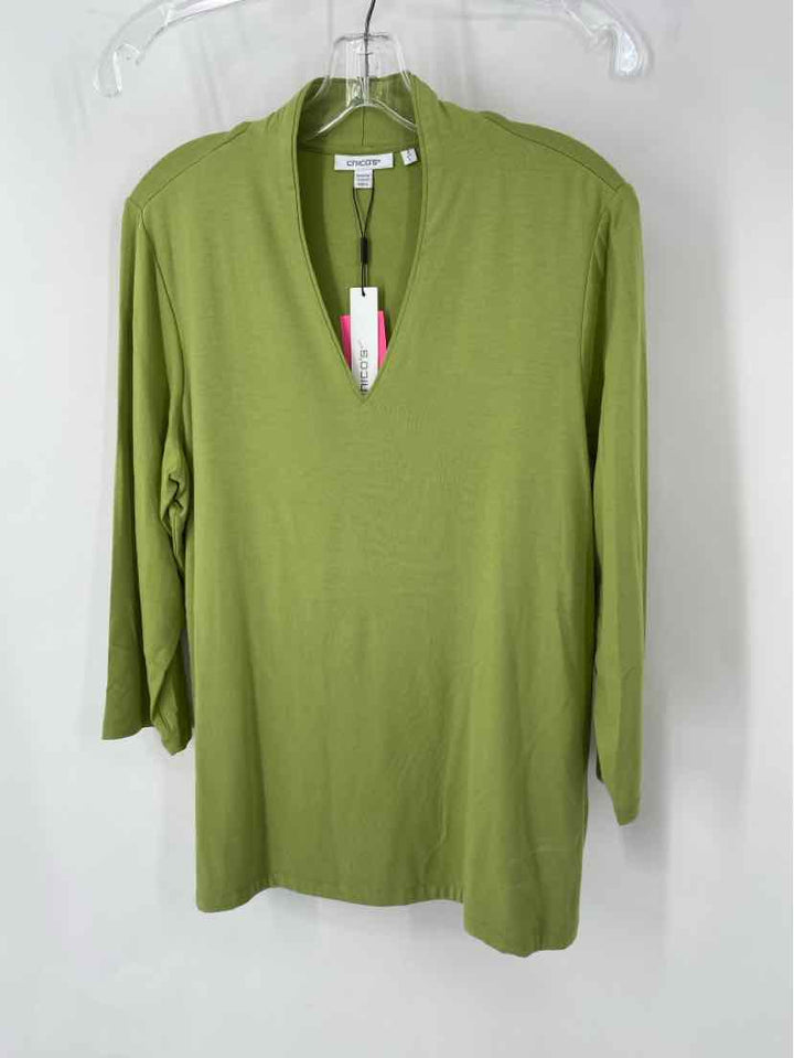 Size L Chico's Green Shirt