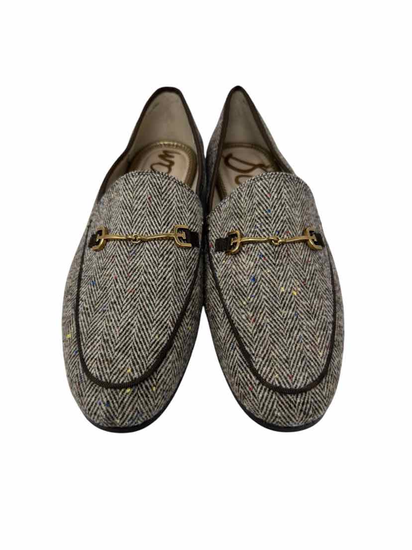 Shoe Size 9 Sam Edeleman Tan Tweed Flats