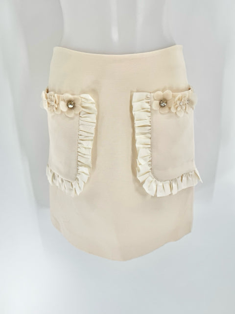 Size 40 Fendi Cream Luxury - Skirt