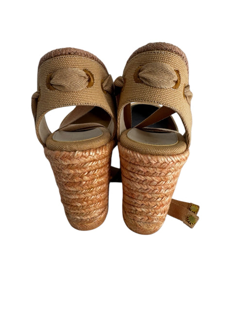 Shoe Size 36 Stuart Weitzman Pink Canvas Sandals