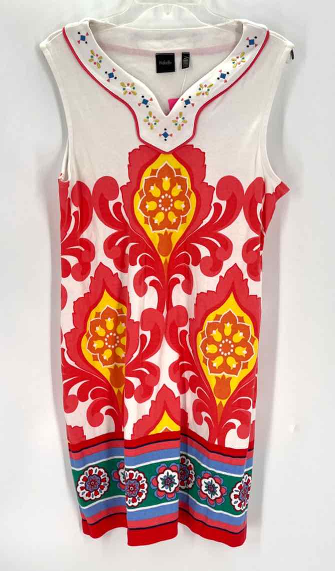 Size XL RAFELLA White Cotton Dress