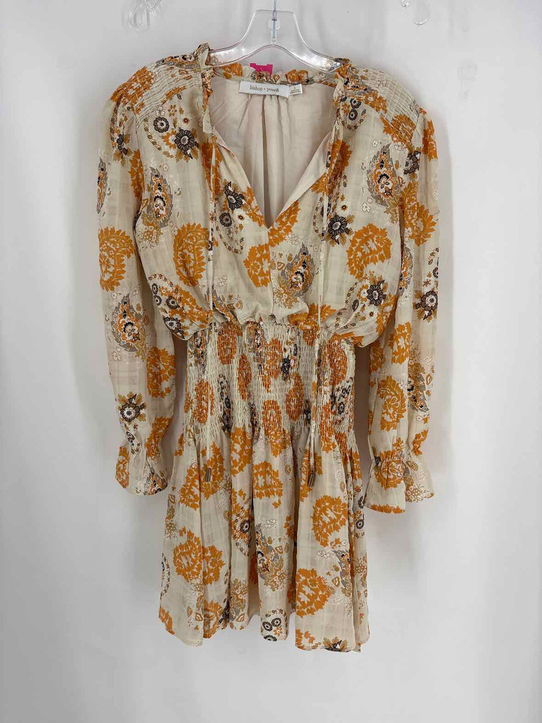 Size S ORANGE PRINT Dress