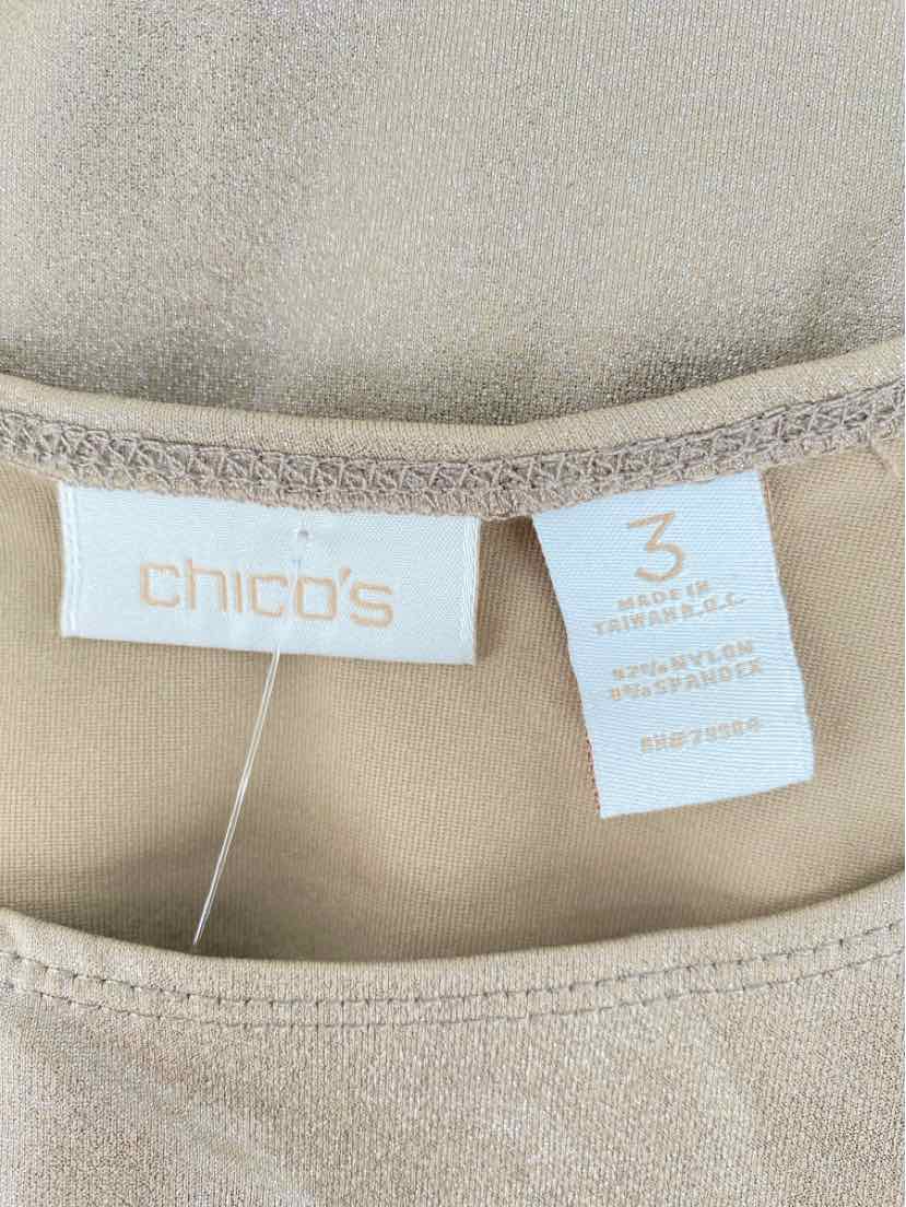 Size XL Chico's Brown Shirt