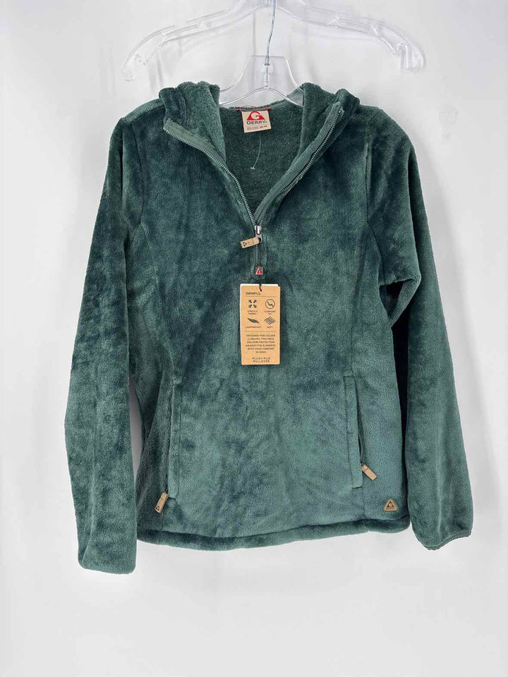 Size M Green Velour Sweater