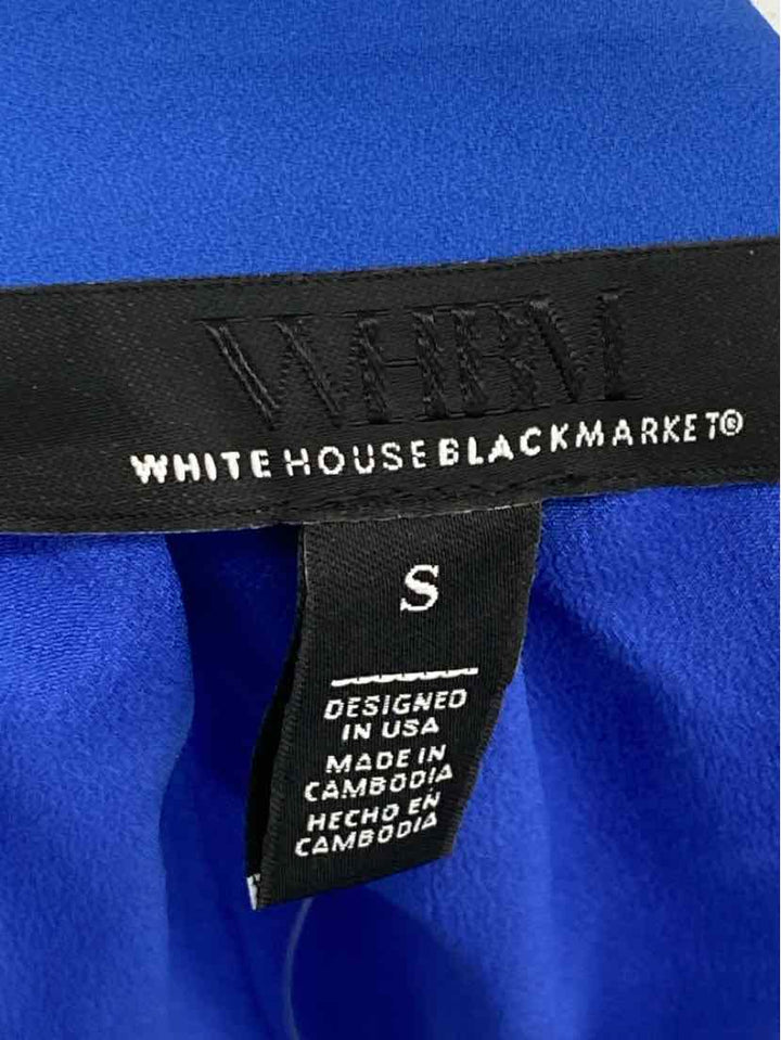 Size S White House Black Market Blue Dress