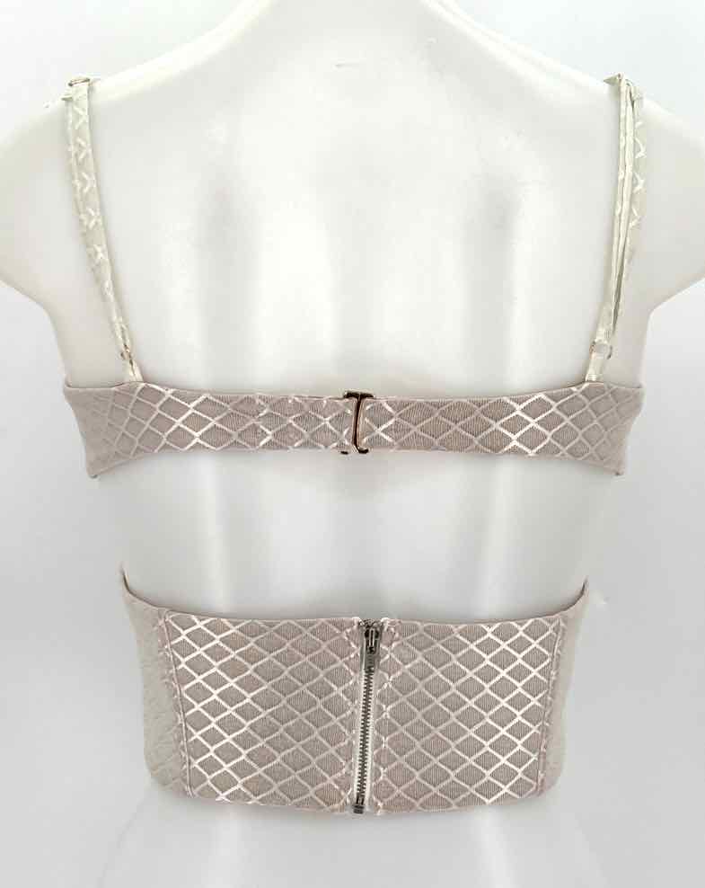 Size L WHITE FOX Multi-Color Mesh Shirt