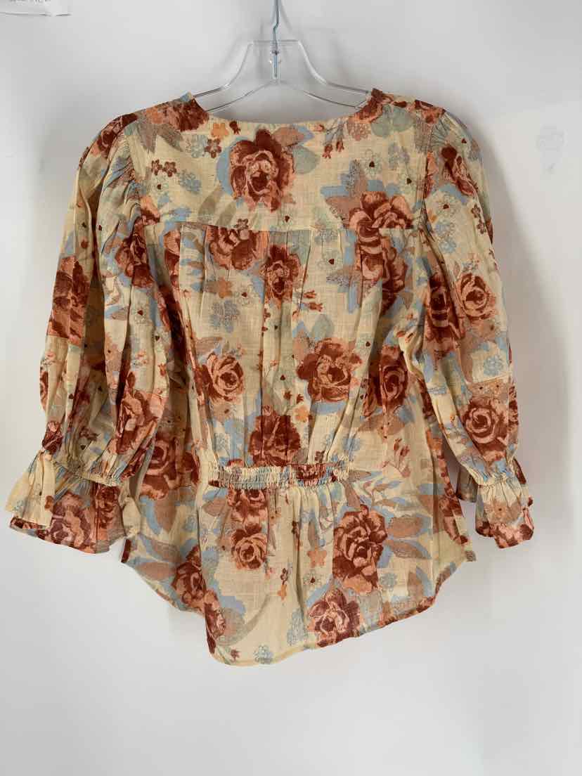 Size M FREE PEOPLE Multi-Color Shirt