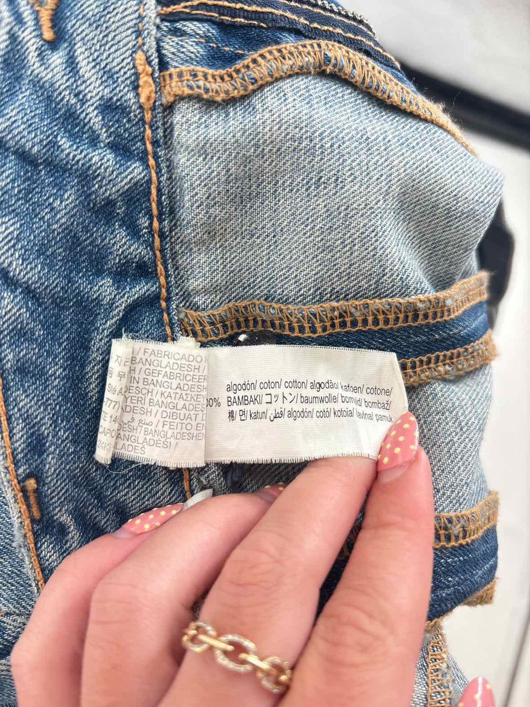 Size L ZARA Denim Skirt