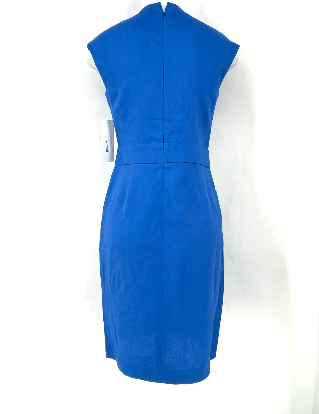 Size 6 LELA ROSE Blue Linen Luxury - Dress