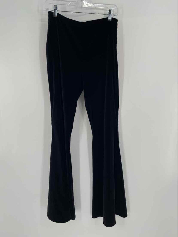 Size 6 Alice + Olivia Black Velour Pants