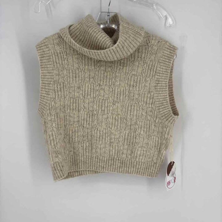 Size S/M KERISMA Tan Knit Sweater