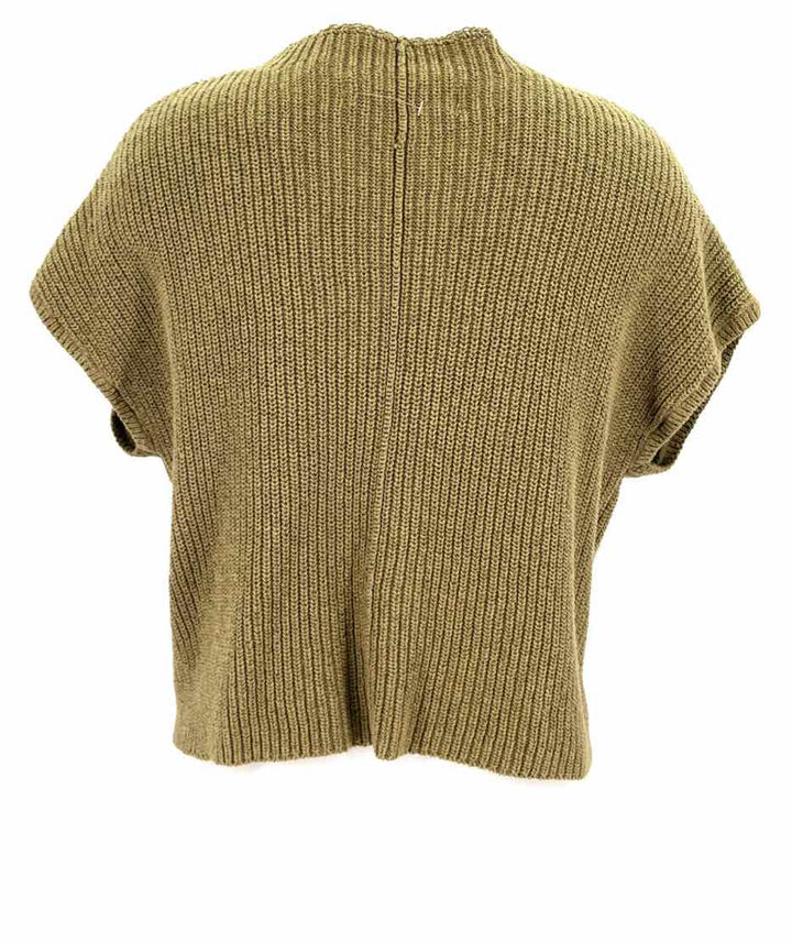 Size M FREE PEOPLE Olive Knit Sweater