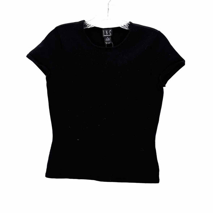 Size M INC Black Knit Shirt