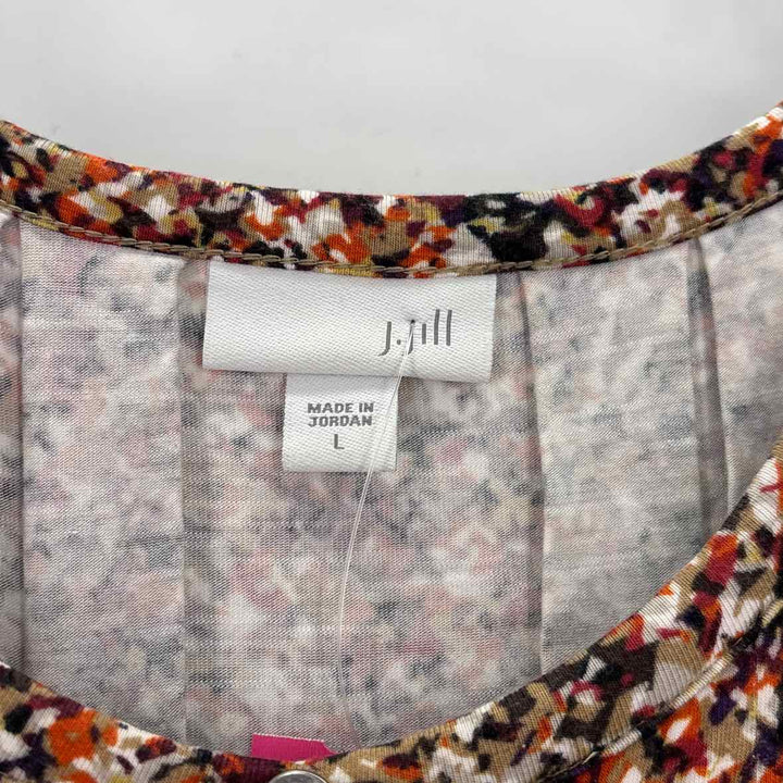 Size L J JILL Multi-Color Dress