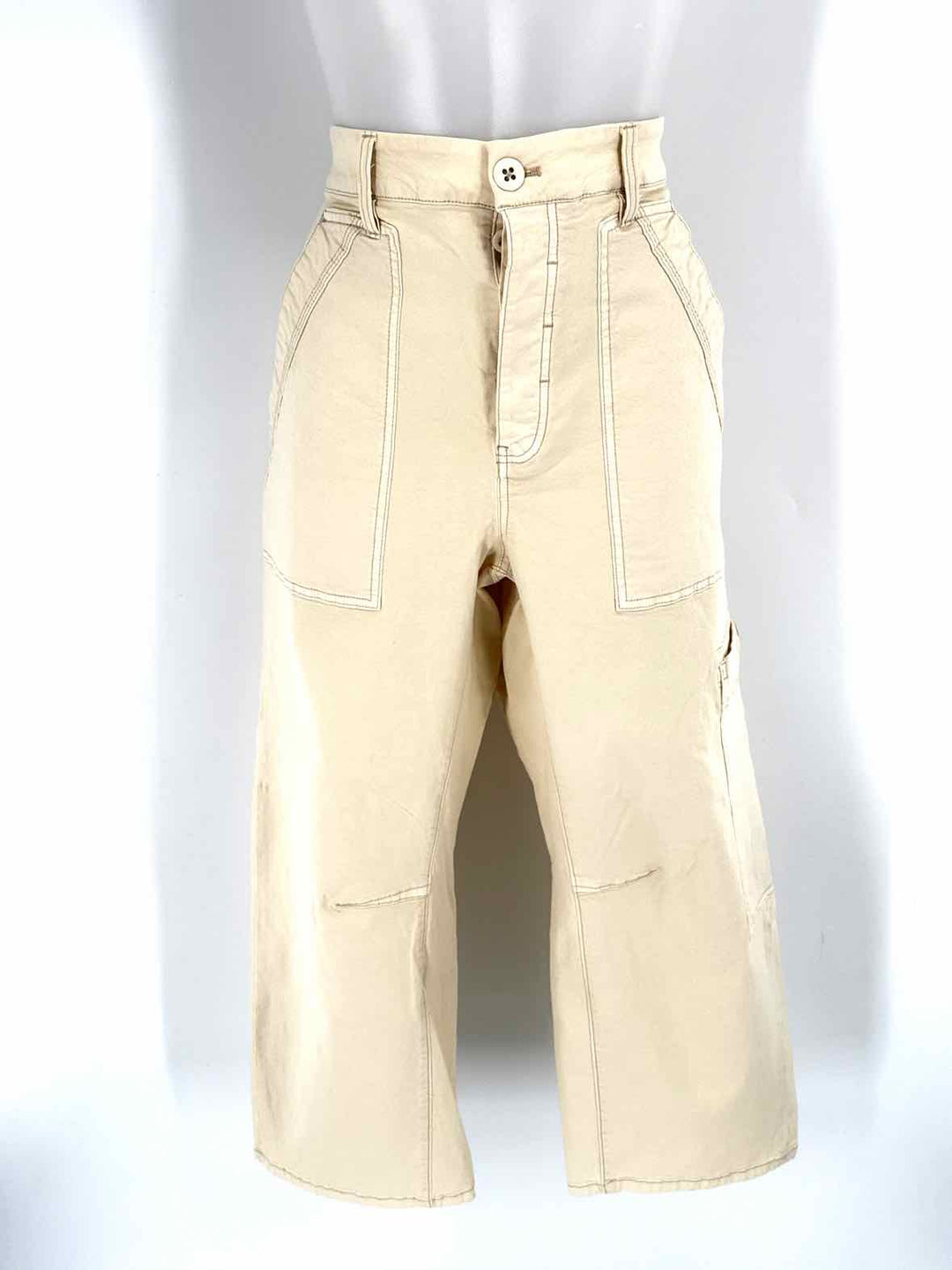Size 31 Pilcro & the Letterpress Cream Pants