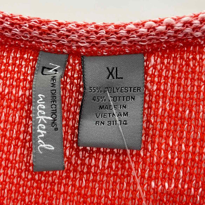 Size XL NEW DIRECTION Orange Shirt