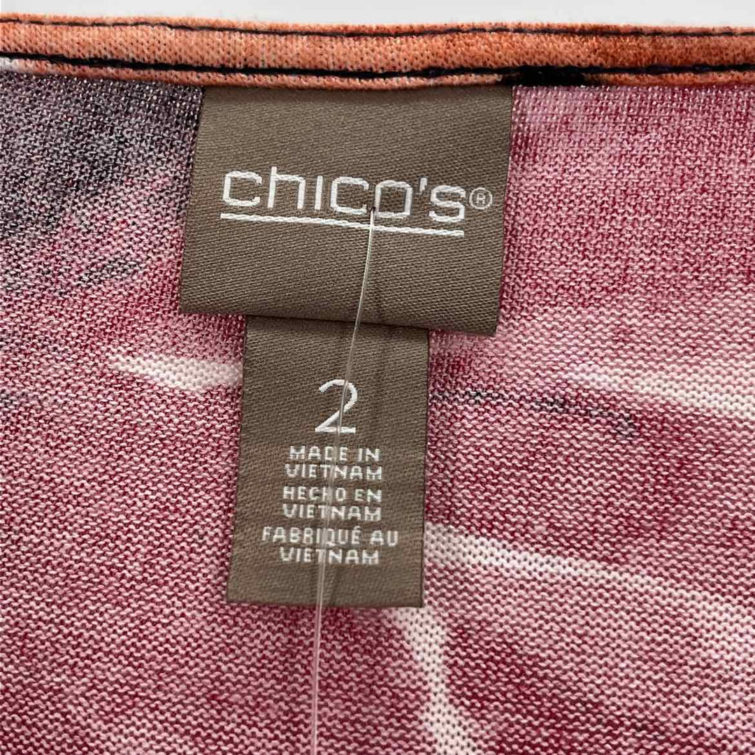 Size 2 Chico's Multi-Color Shirt