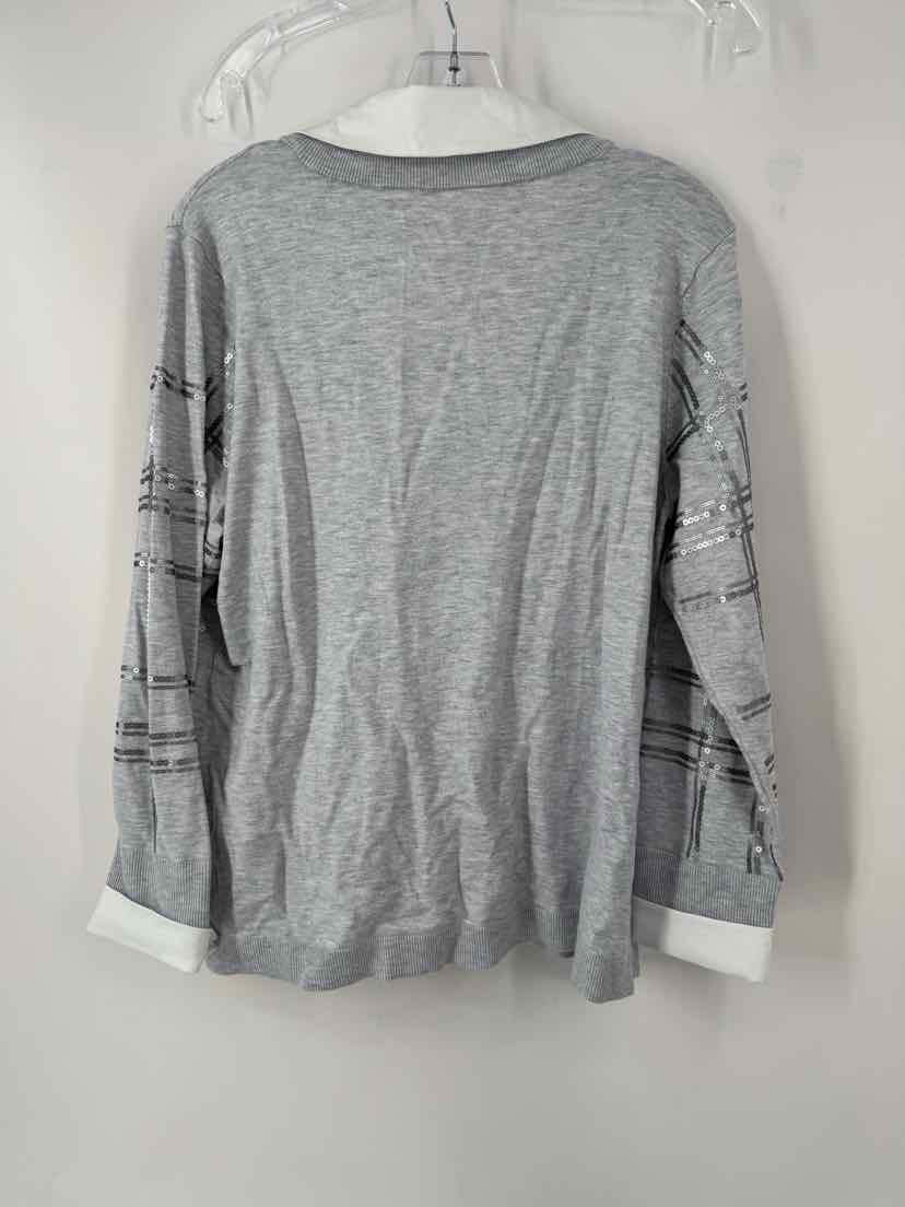 Size XL Chico's Gray Sweater