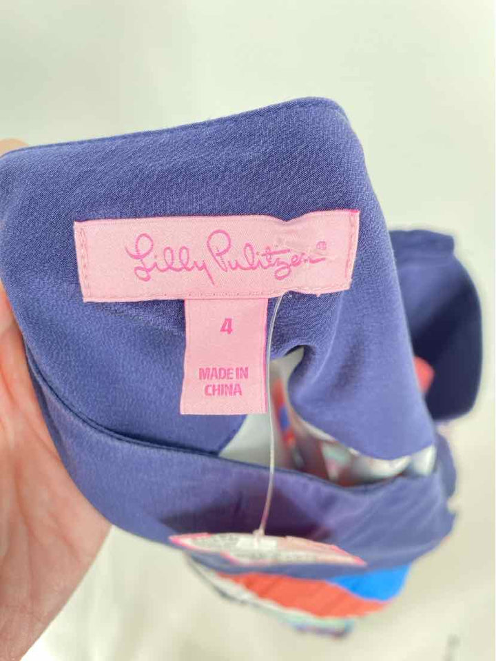 Size 4 Lilly Pulitzer Navy Skirt