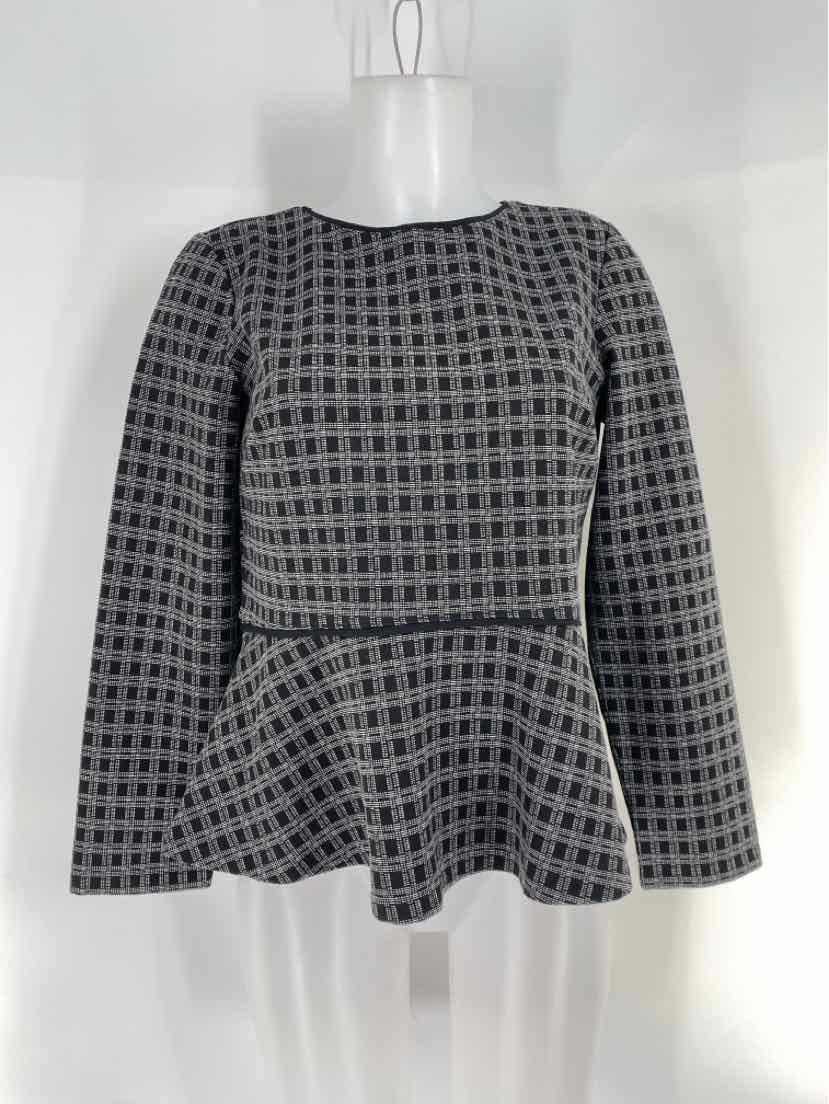 Size M Ann Taylor Black Print Shirt