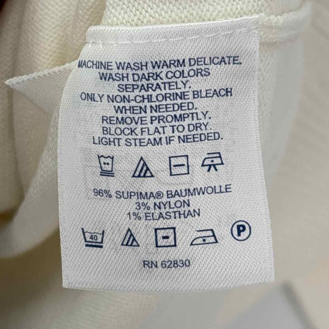 Size M LAND END Cream Sweater