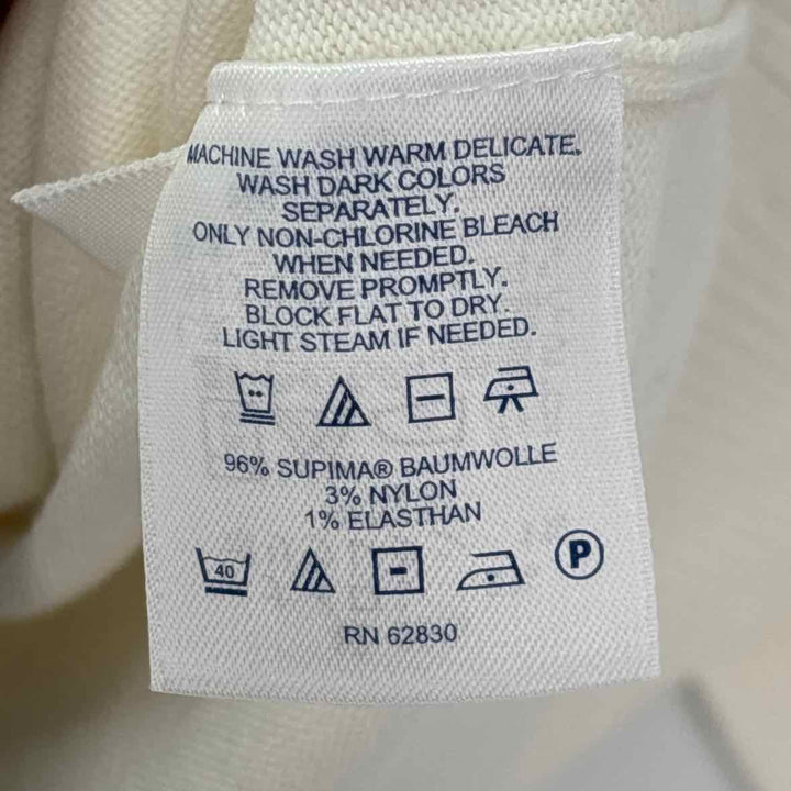 Size M LAND END Cream Sweater
