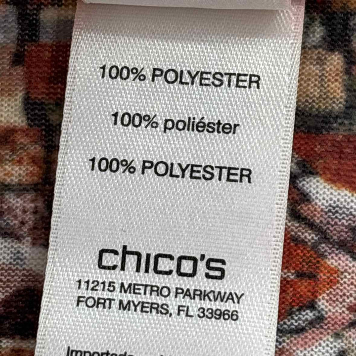Size 1 Chico's Multi-Color Shirt