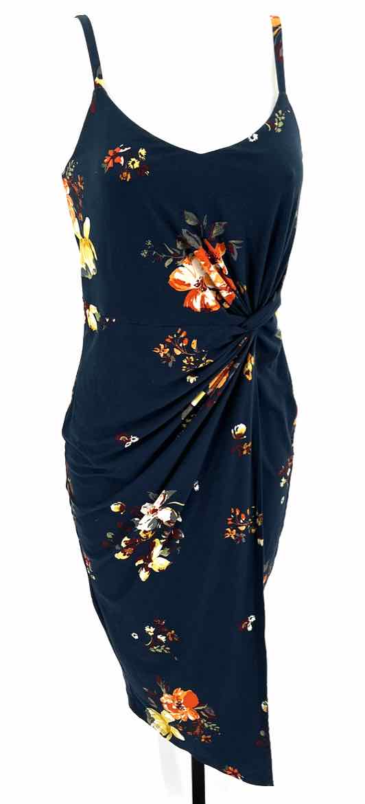 Size S Navy Print Dress