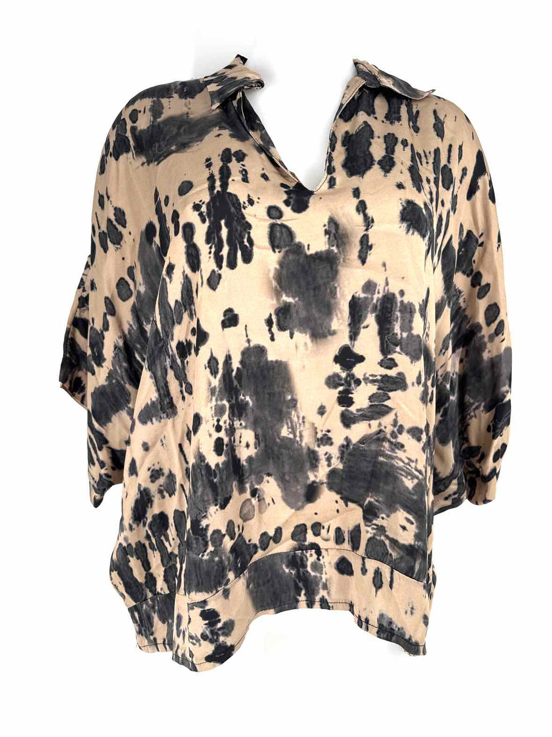 Size M TAN PRINT Shirt
