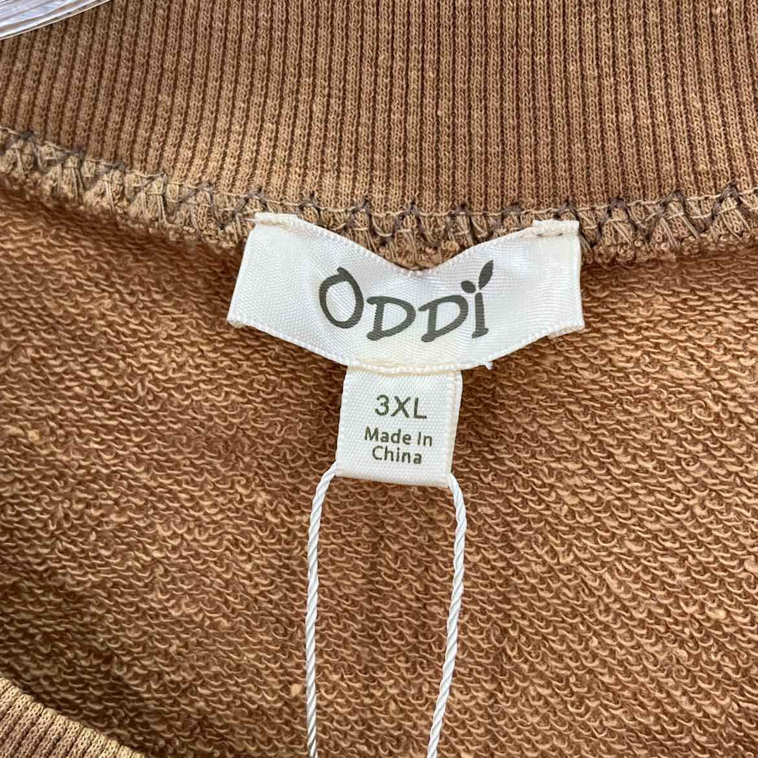 Size 3X ODDI Brown Sweater