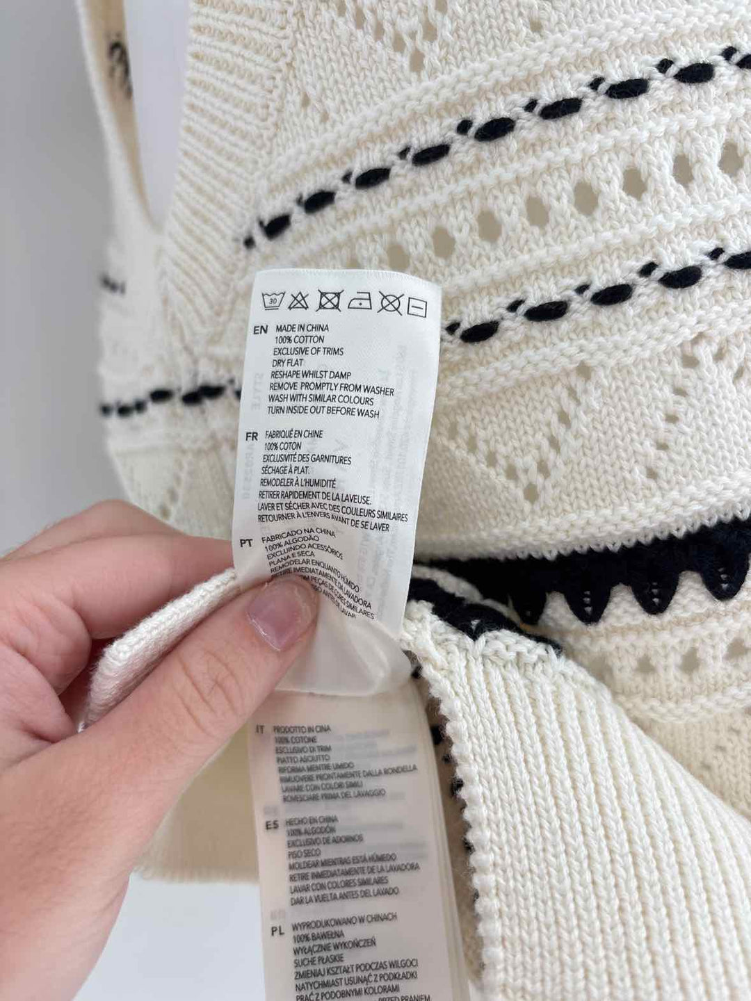 Size S VARLEY Cream Sweater