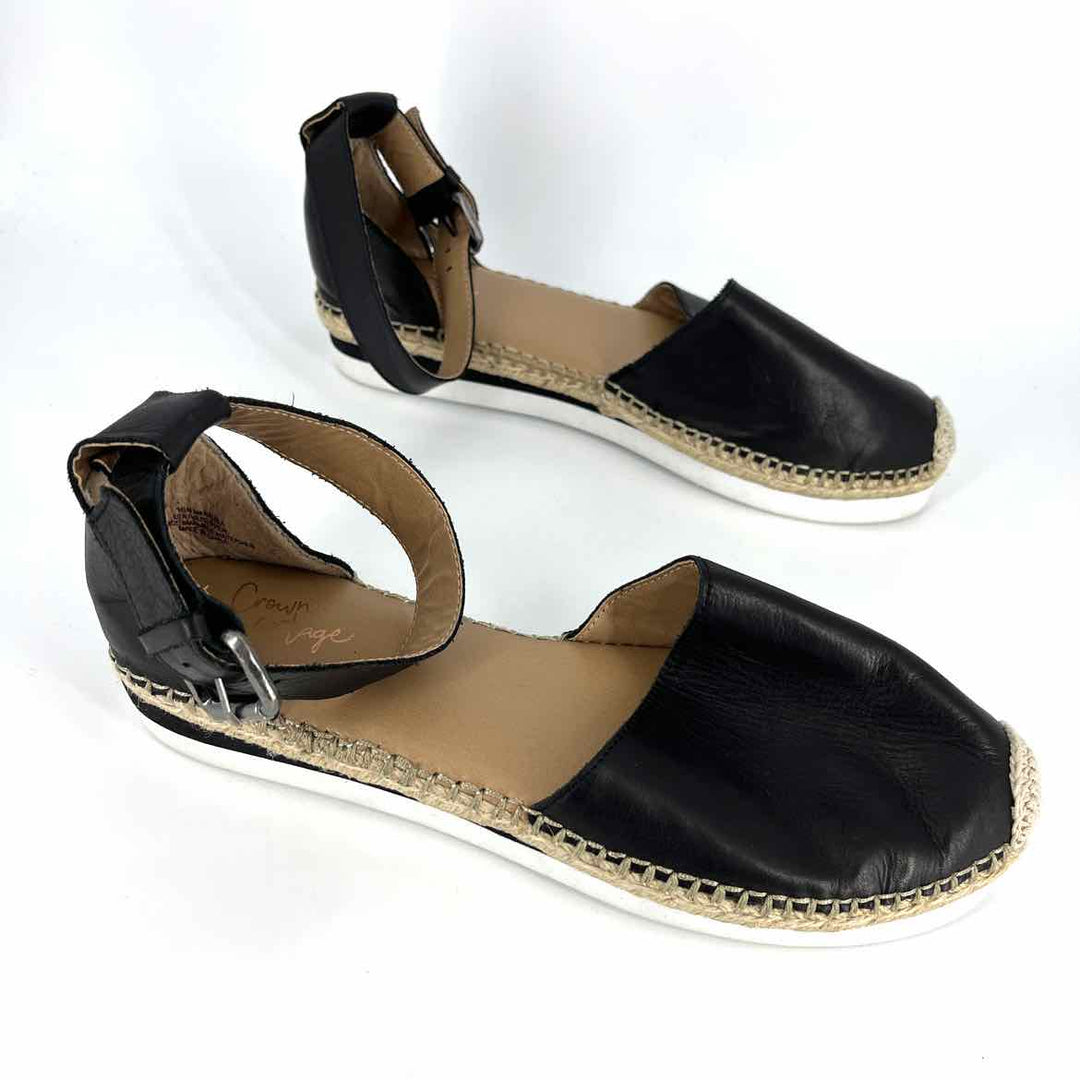 Shoe Size 10 CROWN VINTAGE Black Flats