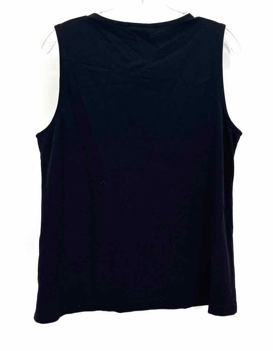 Size L Chico's Black Shirt