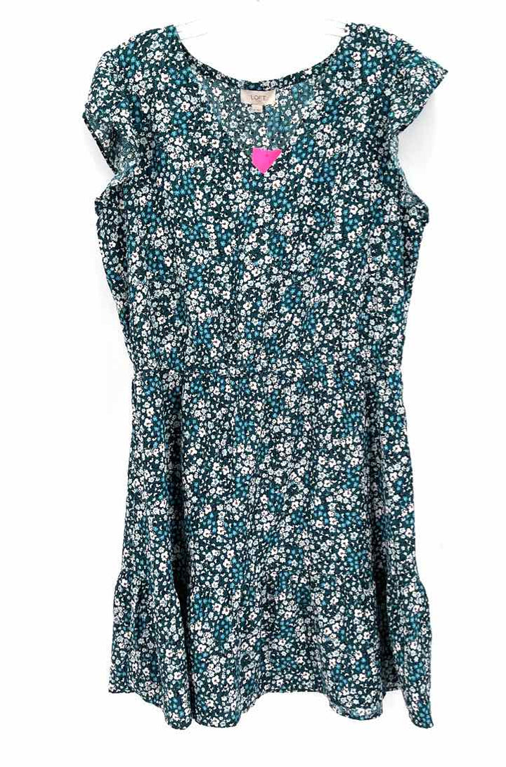 Size XL Ann Taylor Teal Dress