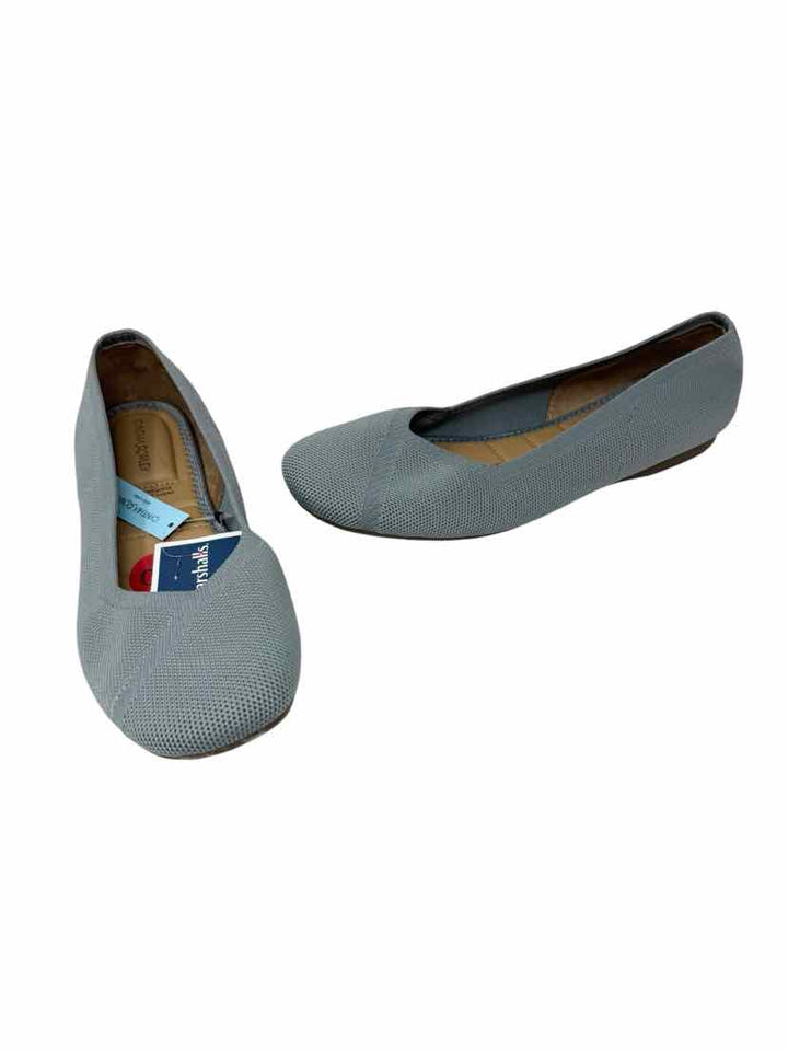 Shoe Size 10 CYNTHIA ROWLEY Gray Flats
