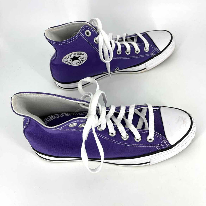 Shoe Size 9.5 Converse Purple Canvas Sneakers