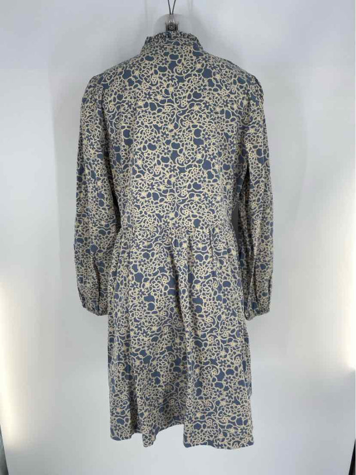 Size 42 Blue Print Dress