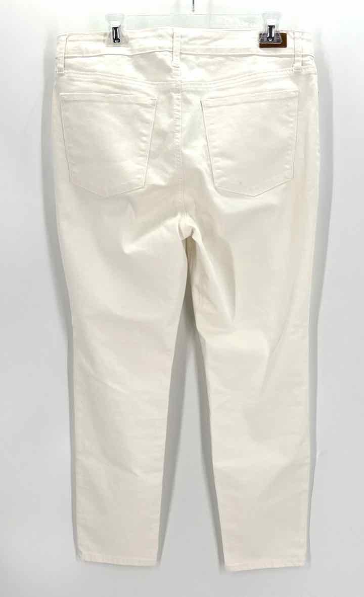 Size 14 CROWN & IVY White Denim Jeans