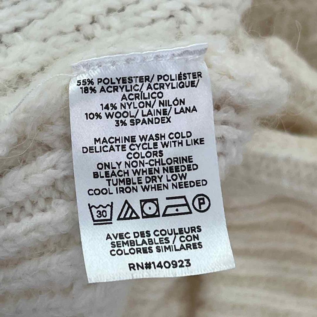 Size M Ann Taylor Ivory Cardigan