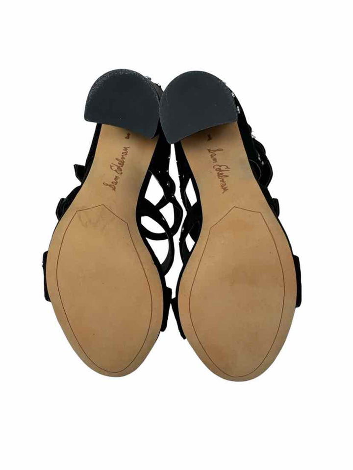 Shoe Size 8 Sam Edeleman Black Sandals