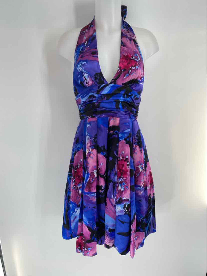 Size 8 Adrianna Papell Purple Dress