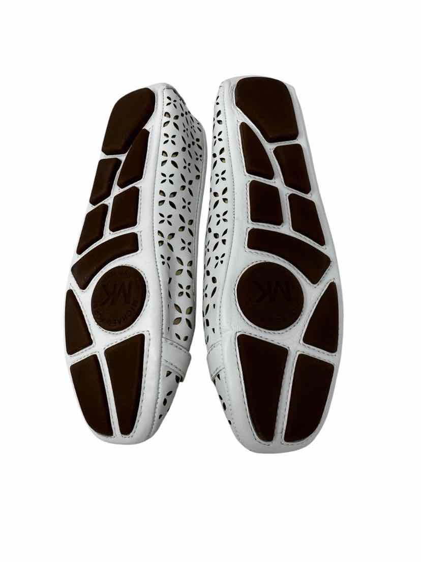Shoe Size 9.5 Michael Kors White Flats