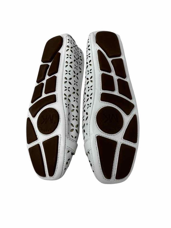 Shoe Size 9.5 Michael Kors White Flats