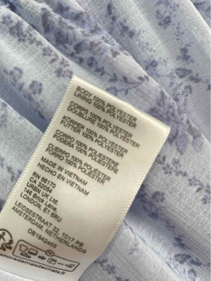 Size S KIMCHI & BLUE Blue Print Dress