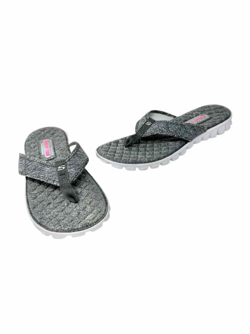 Shoe Size 10 Sketchers Gray Sandals