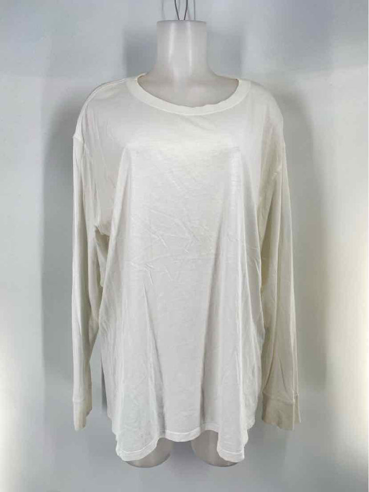 Size 1X Lululemon White Shirt