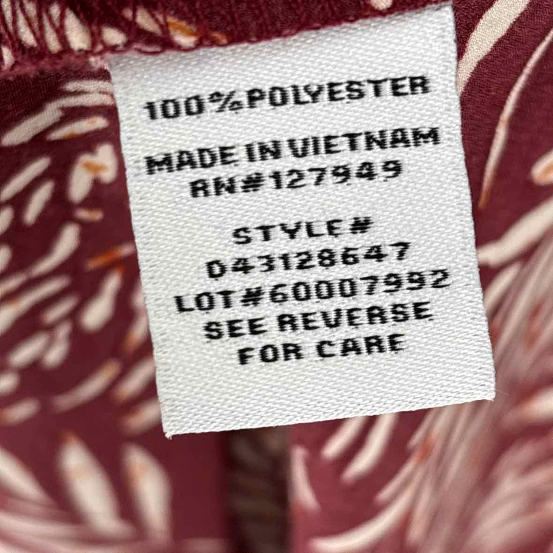 Size XL Burgundy Dress
