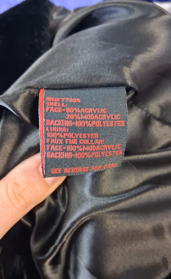 Size XL ADRIENNE LANDAU Black Jacket