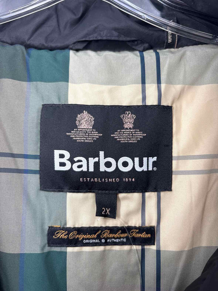 Size 2X BARBOUR Black Jacket